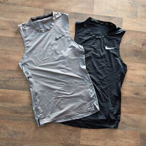 Nike DRI FIT Tight Fit Tank Small Set of 2